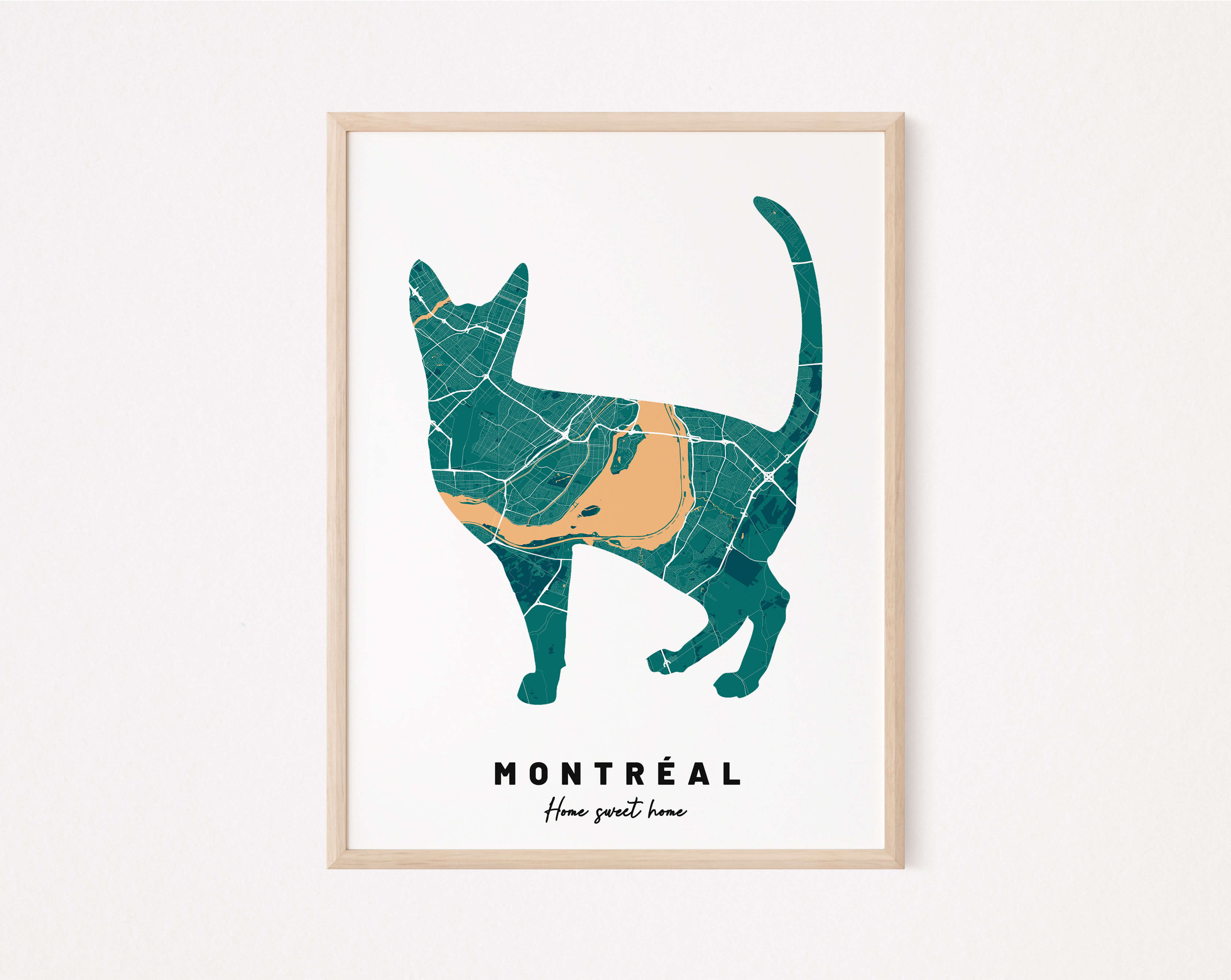 Affiche Montréal 50x70 cm
