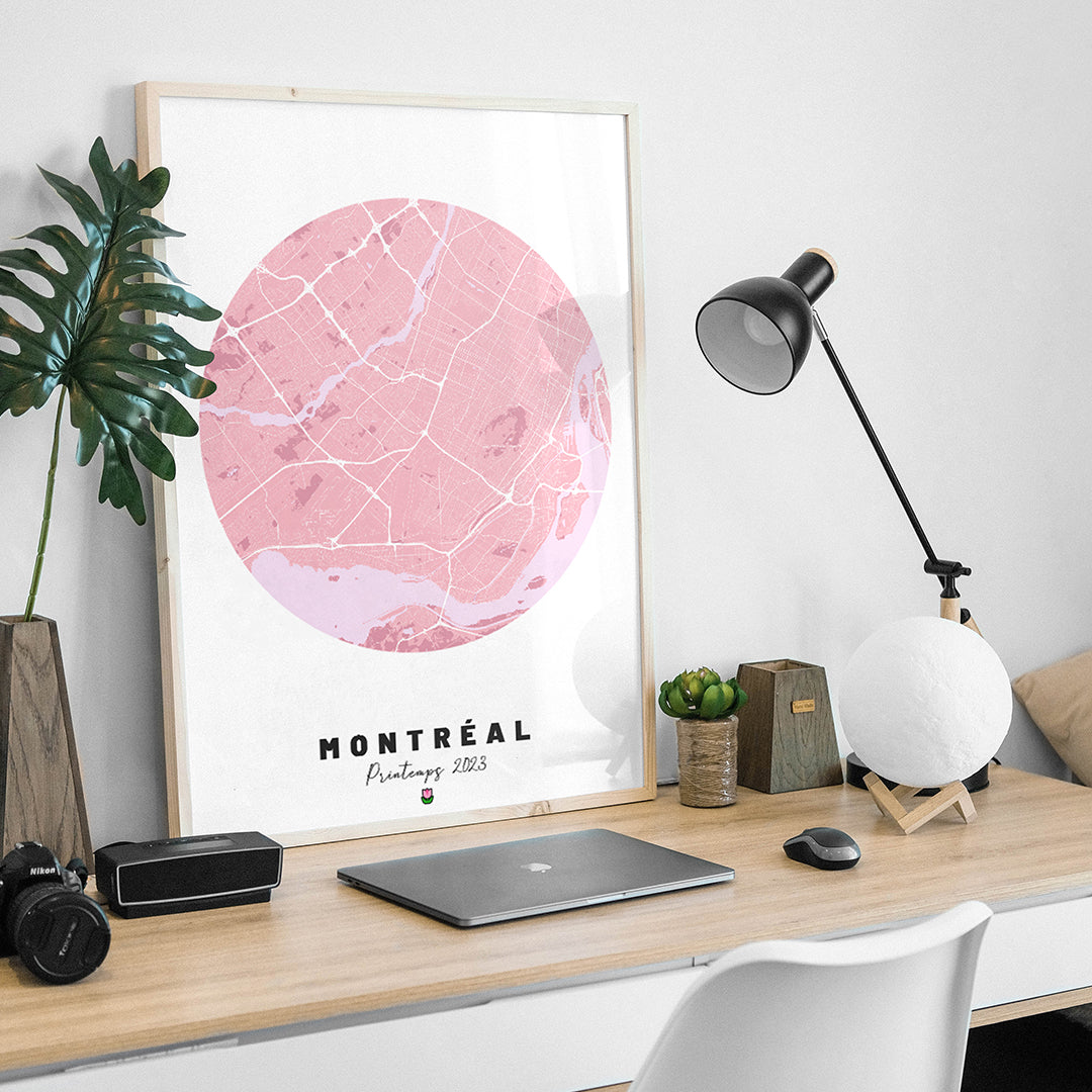 A Fresh Look for Your Home Office: The Impact of City Map Posters