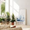 LE HAVRE Map Poster - Classic Black and White City Print - Mappora